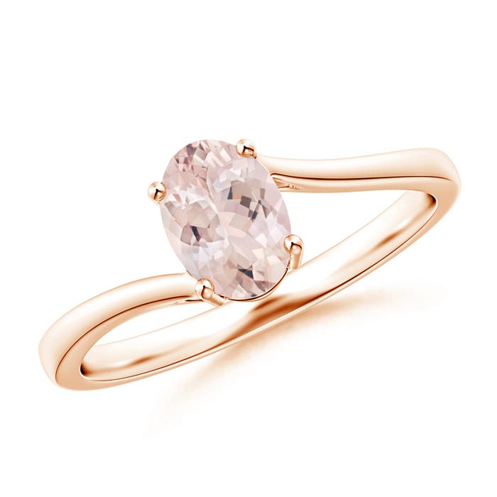 AA - Morganite / 0.7 CT / 14 KT Rose Gold