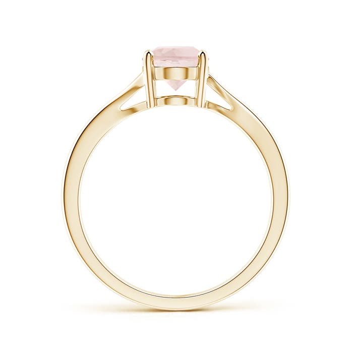 A - Morganite / 1.1 CT / 14 KT Yellow Gold