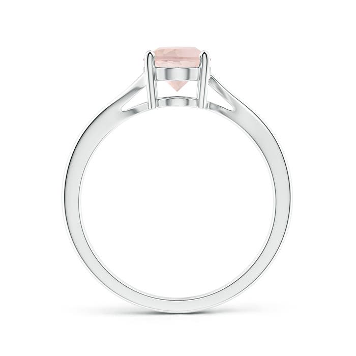 AA - Morganite / 1.1 CT / 14 KT White Gold