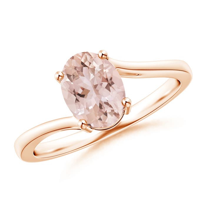 AAA - Morganite / 1.1 CT / 14 KT Rose Gold