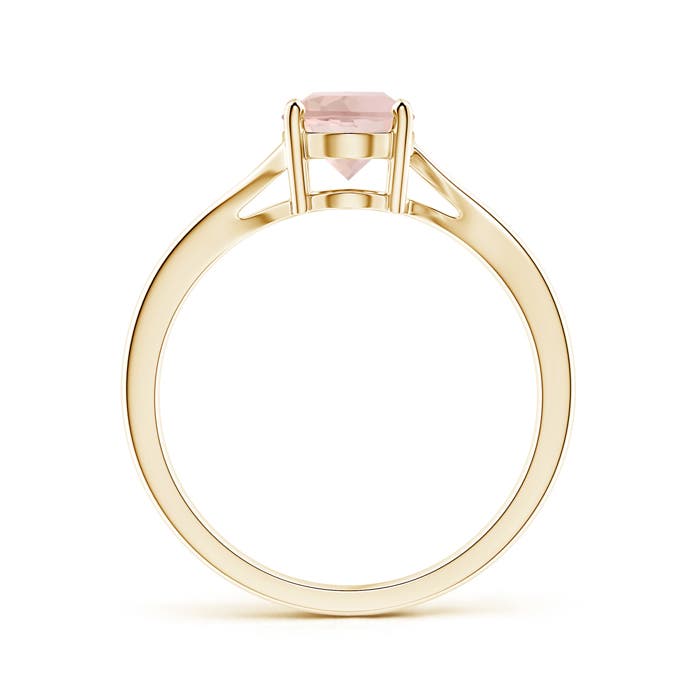 AAA - Morganite / 1.1 CT / 14 KT Yellow Gold