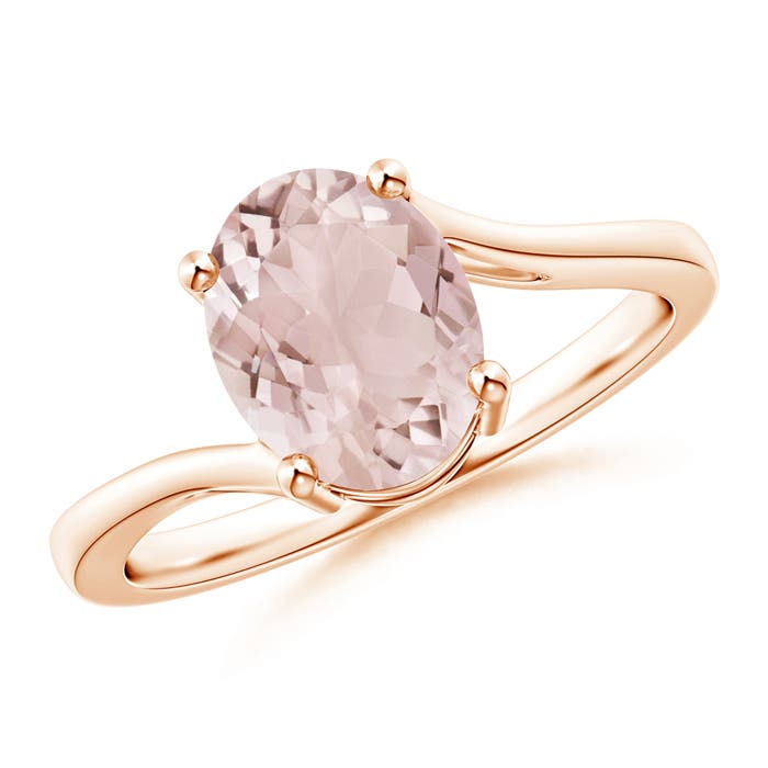 A - Morganite / 1.65 CT / 14 KT Rose Gold