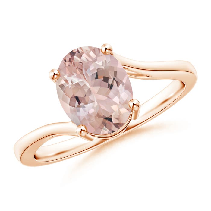 AA - Morganite / 1.65 CT / 14 KT Rose Gold