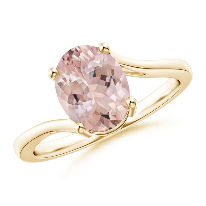 AA - Morganite / 1.65 CT / 14 KT Yellow Gold