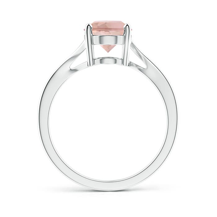 AAA - Morganite / 1.65 CT / 14 KT White Gold