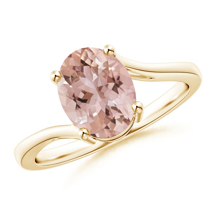 AAA - Morganite / 1.65 CT / 14 KT Yellow Gold