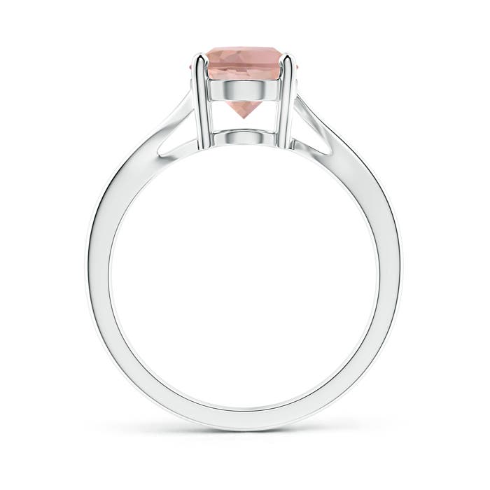 AAAA - Morganite / 1.65 CT / 14 KT White Gold