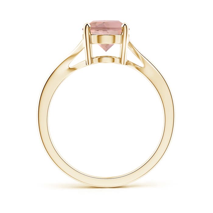 AAAA - Morganite / 1.65 CT / 14 KT Yellow Gold