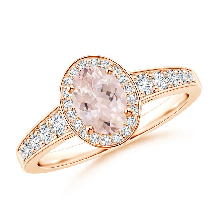 AA - Morganite / 1 CT / 14 KT Rose Gold