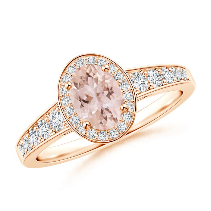 AAA - Morganite / 1 CT / 14 KT Rose Gold