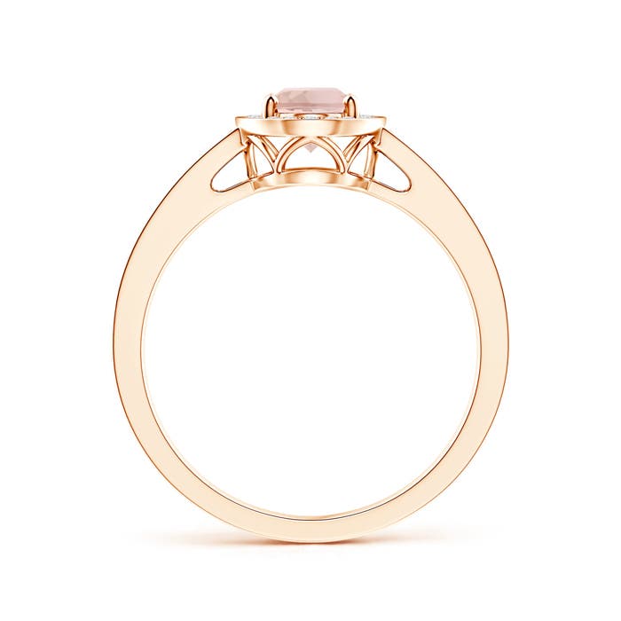 AAA - Morganite / 1 CT / 14 KT Rose Gold