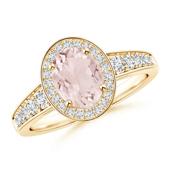 A - Morganite / 1.5 CT / 14 KT Yellow Gold