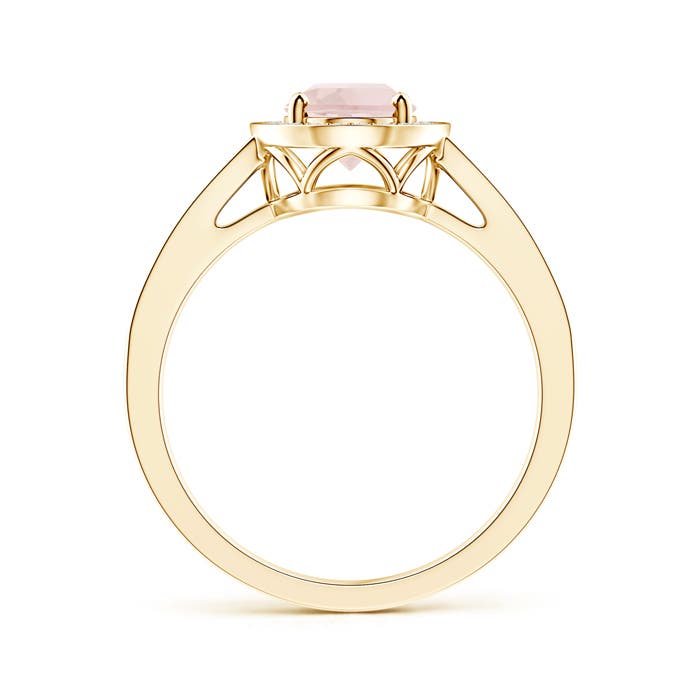 A - Morganite / 1.5 CT / 14 KT Yellow Gold