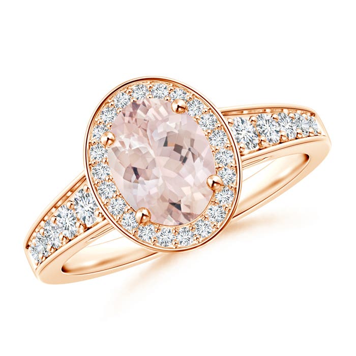 AA - Morganite / 1.5 CT / 14 KT Rose Gold