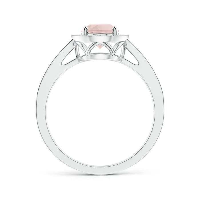 AA - Morganite / 1.5 CT / 14 KT White Gold