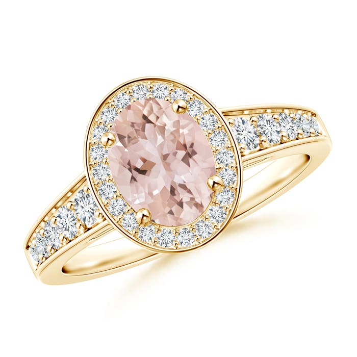 AAA - Morganite / 1.5 CT / 14 KT Yellow Gold