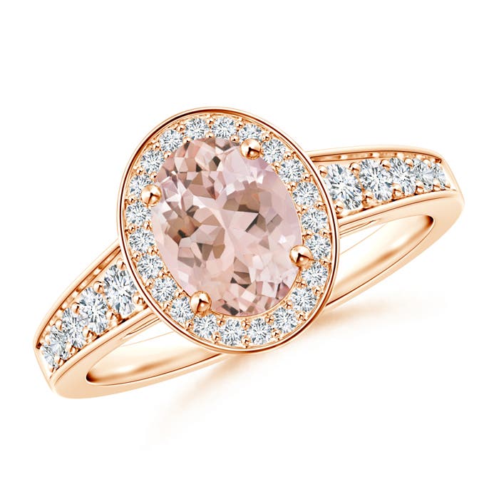 AAAA - Morganite / 1.5 CT / 14 KT Rose Gold