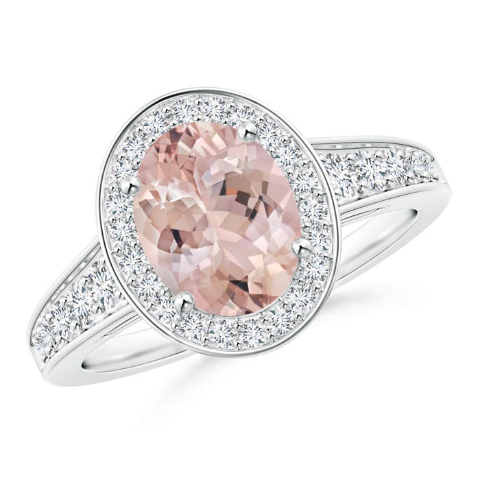 AA - Morganite / 2.19 CT / 14 KT White Gold