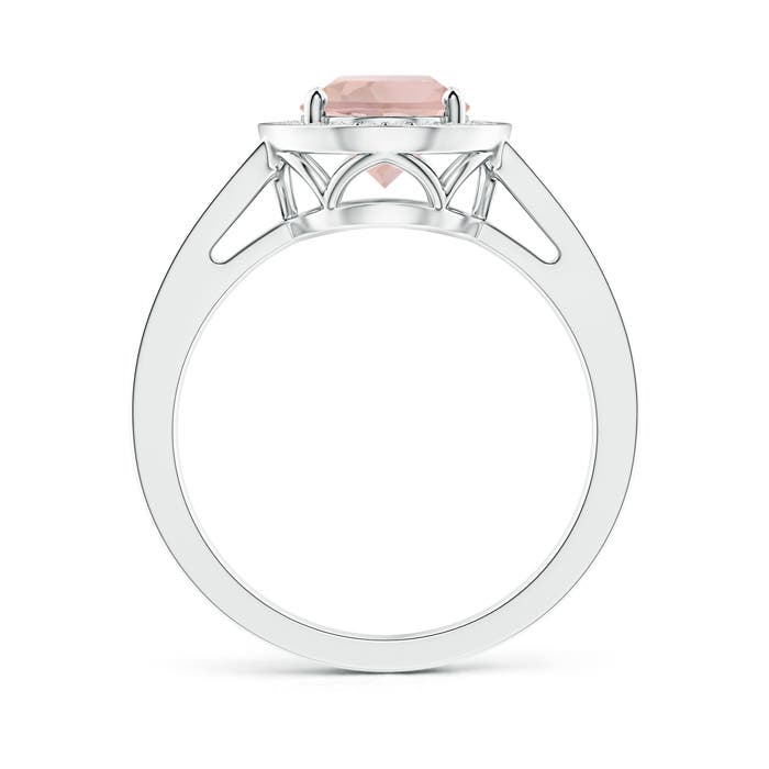 AA - Morganite / 2.19 CT / 14 KT White Gold