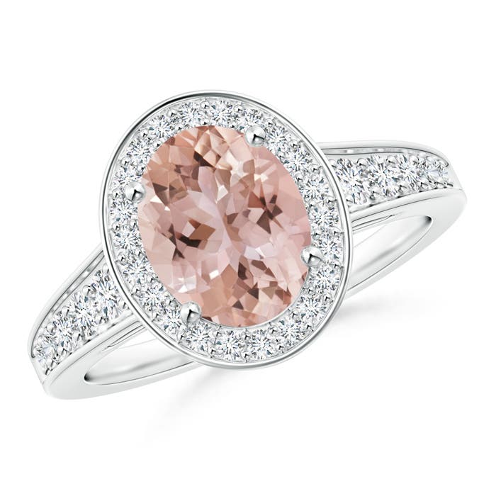 AAA - Morganite / 2.19 CT / 14 KT White Gold