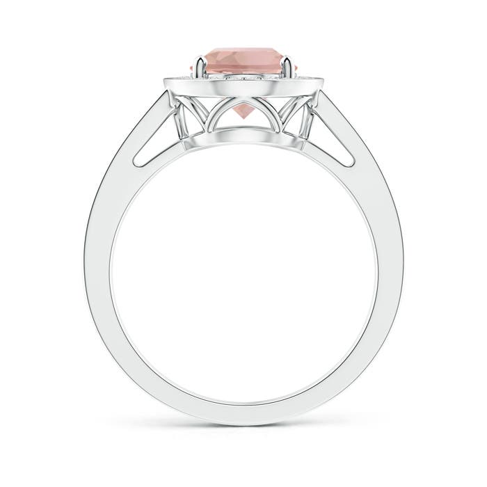 AAA - Morganite / 2.19 CT / 14 KT White Gold