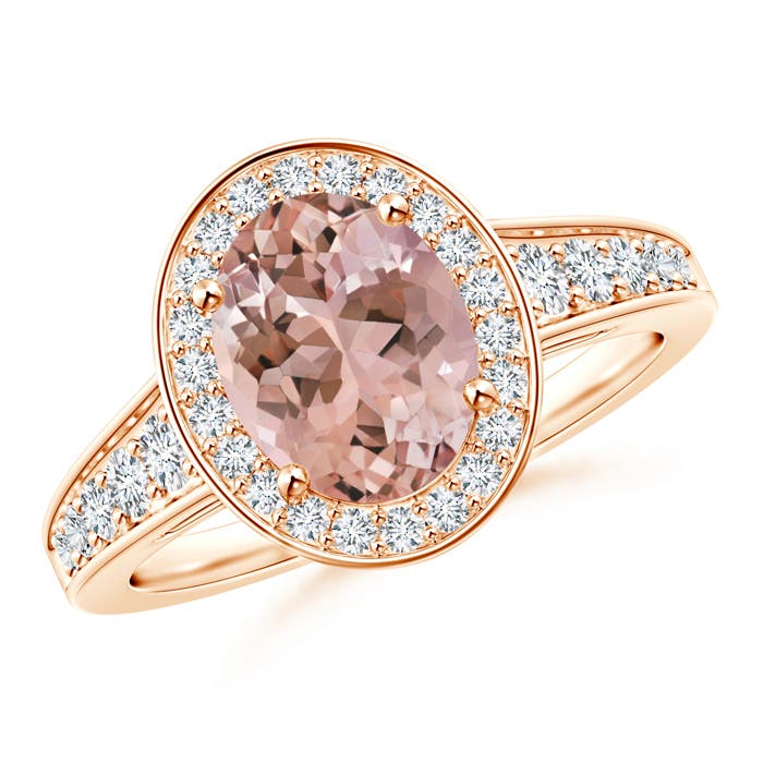 AAAA - Morganite / 2.19 CT / 14 KT Rose Gold