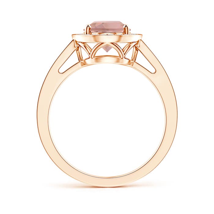 AAAA - Morganite / 2.19 CT / 14 KT Rose Gold