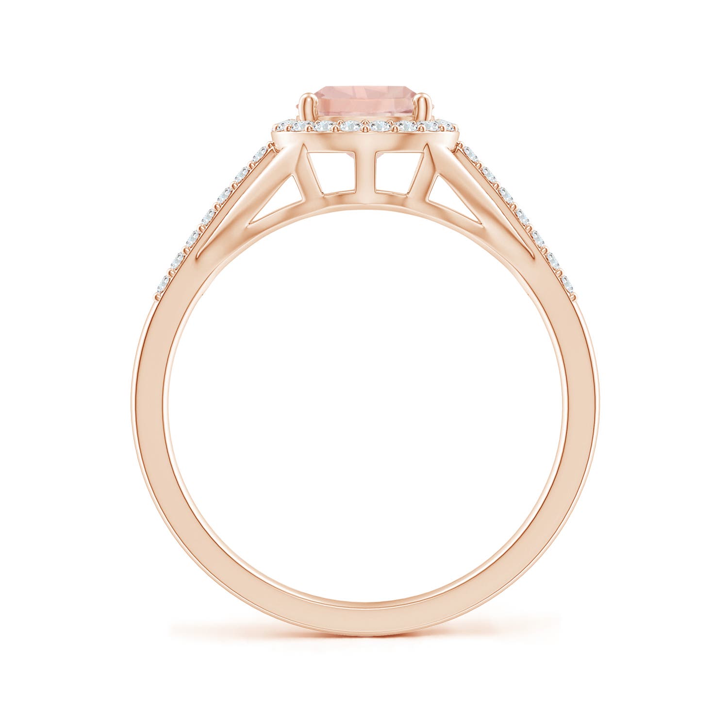 AA - Morganite / 1.16 CT / 14 KT Rose Gold