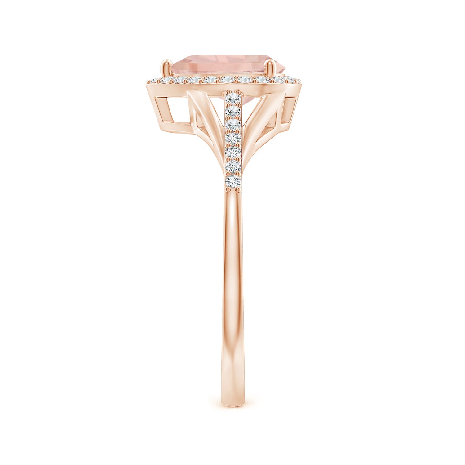 AA - Morganite / 1.16 CT / 14 KT Rose Gold