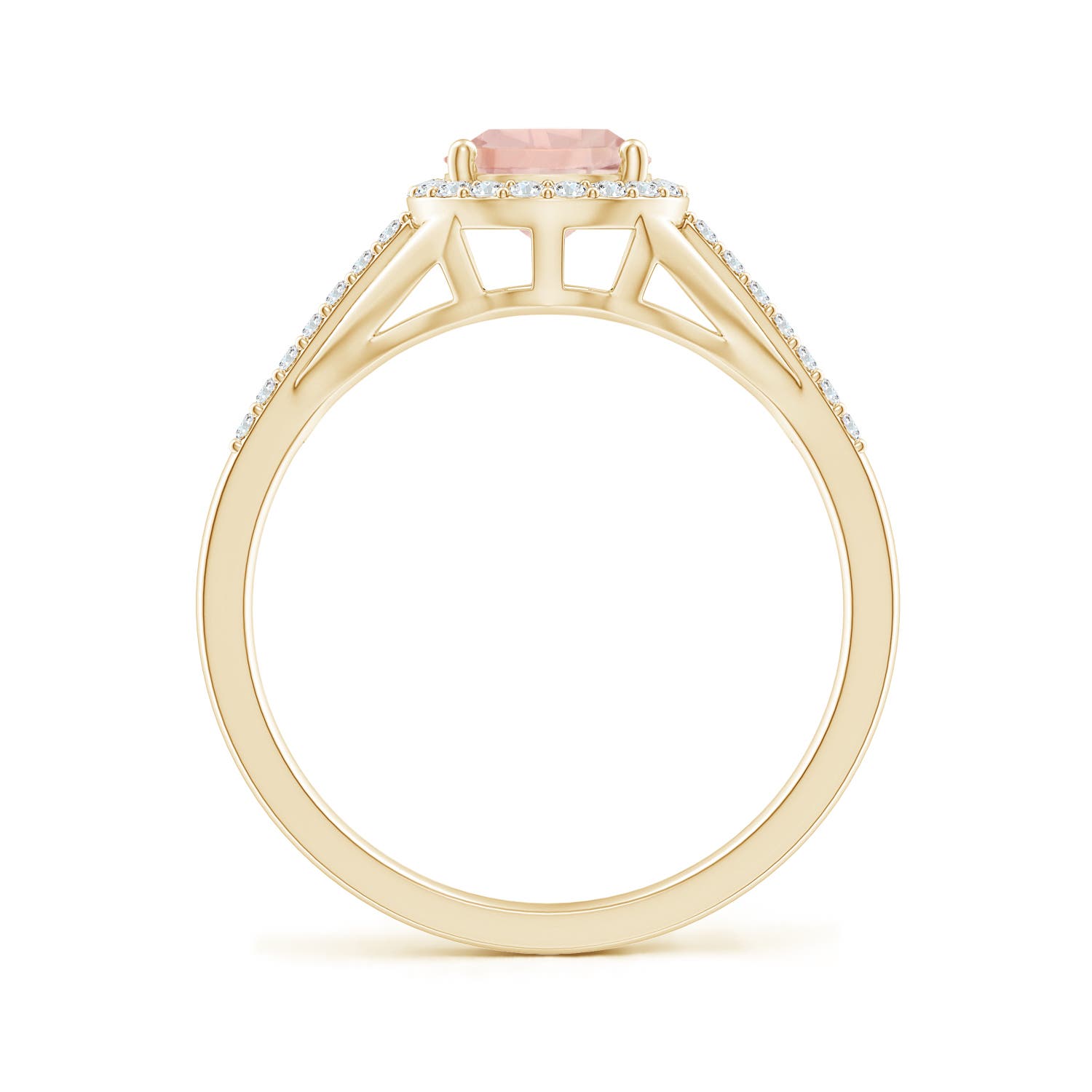 AA - Morganite / 1.16 CT / 14 KT Yellow Gold