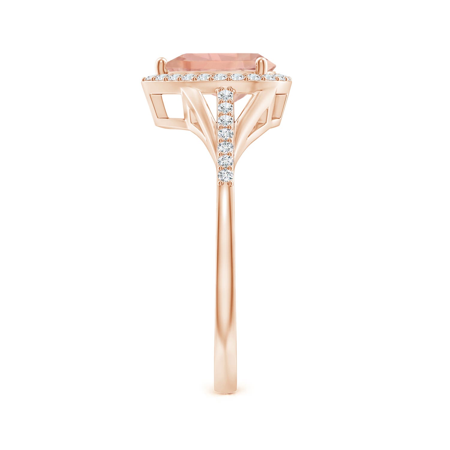 AAA - Morganite / 1.16 CT / 14 KT Rose Gold