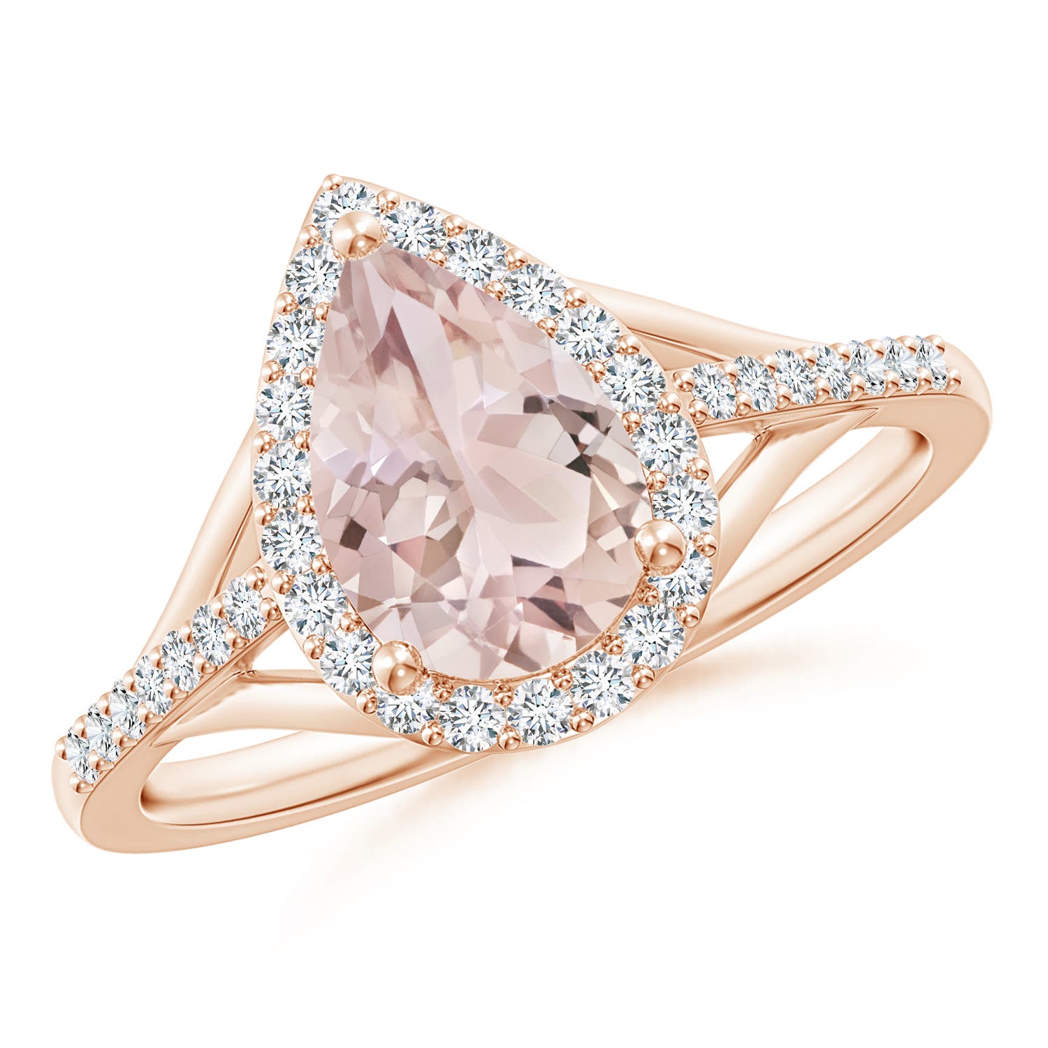 A - Morganite / 1.43 CT / 14 KT Rose Gold