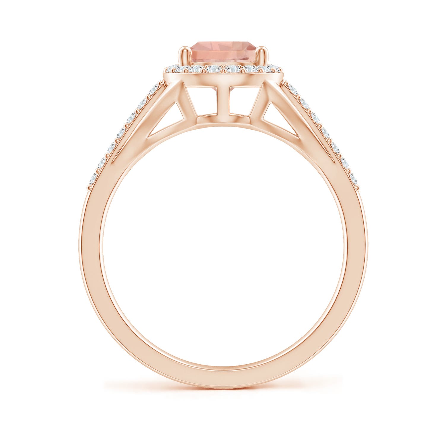 AAA - Morganite / 1.43 CT / 14 KT Rose Gold