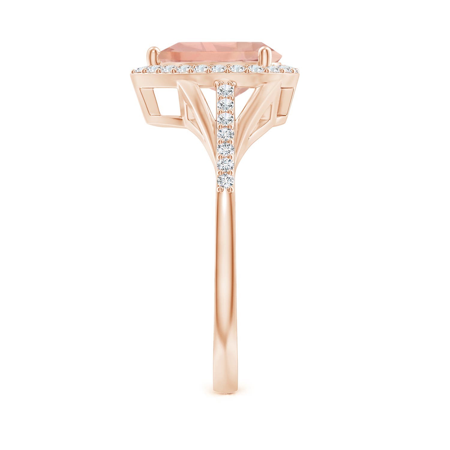 AAA - Morganite / 1.43 CT / 14 KT Rose Gold