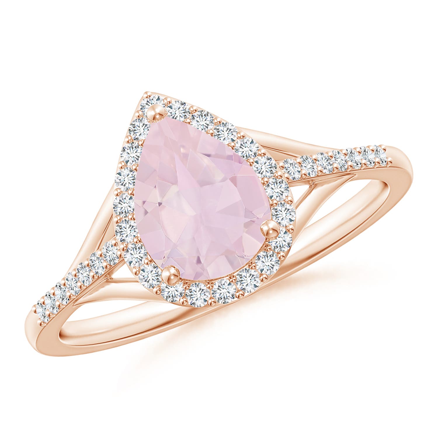 AA - Rose Quartz / 1.31 CT / 14 KT Rose Gold