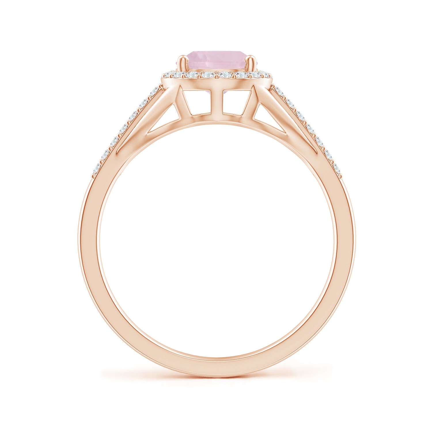 AA - Rose Quartz / 1.31 CT / 14 KT Rose Gold