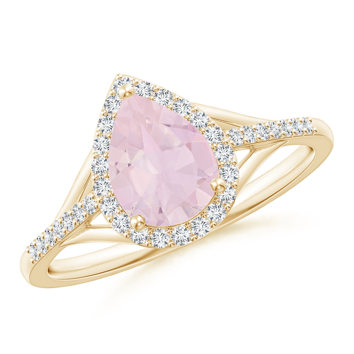 AA - Rose Quartz / 1.31 CT / 14 KT Yellow Gold