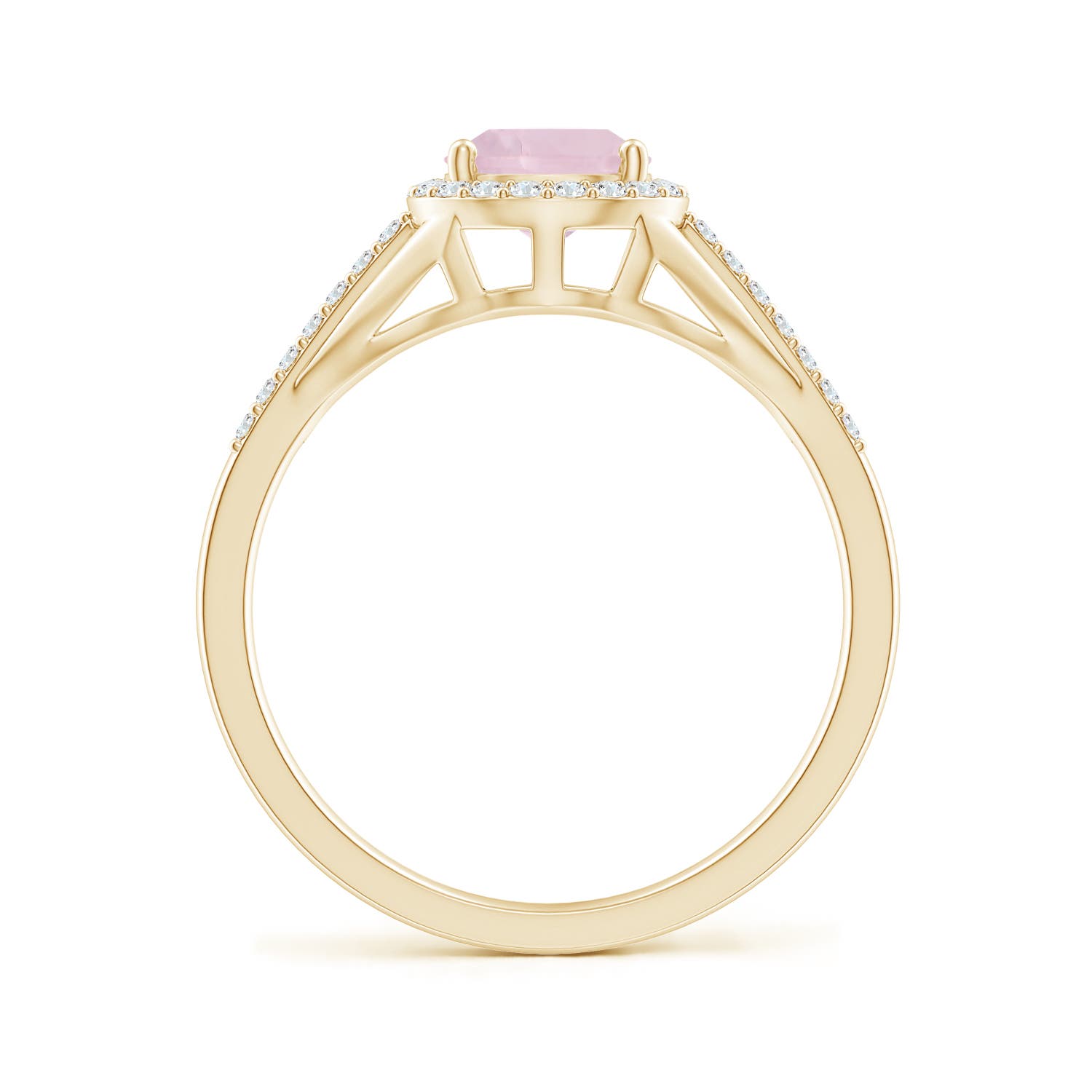 AA - Rose Quartz / 1.31 CT / 14 KT Yellow Gold