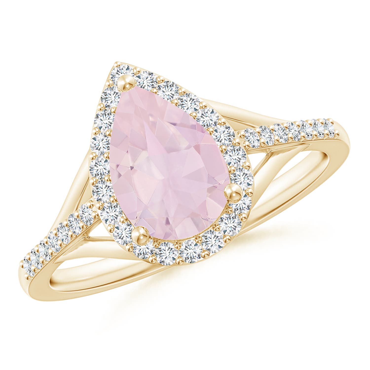 AA - Rose Quartz / 1.58 CT / 14 KT Yellow Gold