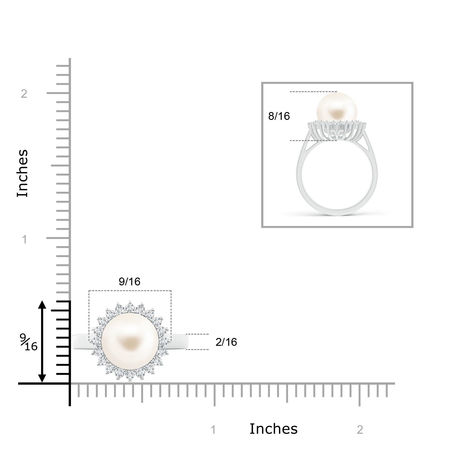 AAA / 7.62 CT / 14 KT White Gold