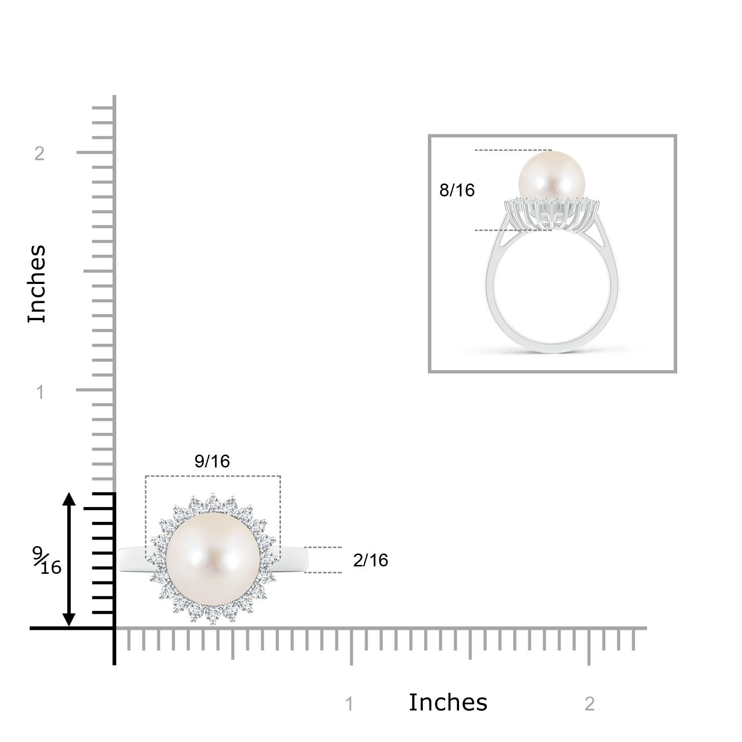 AAAA / 7.62 CT / 14 KT White Gold