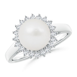 Halo South Sea Pearl Halo Rings