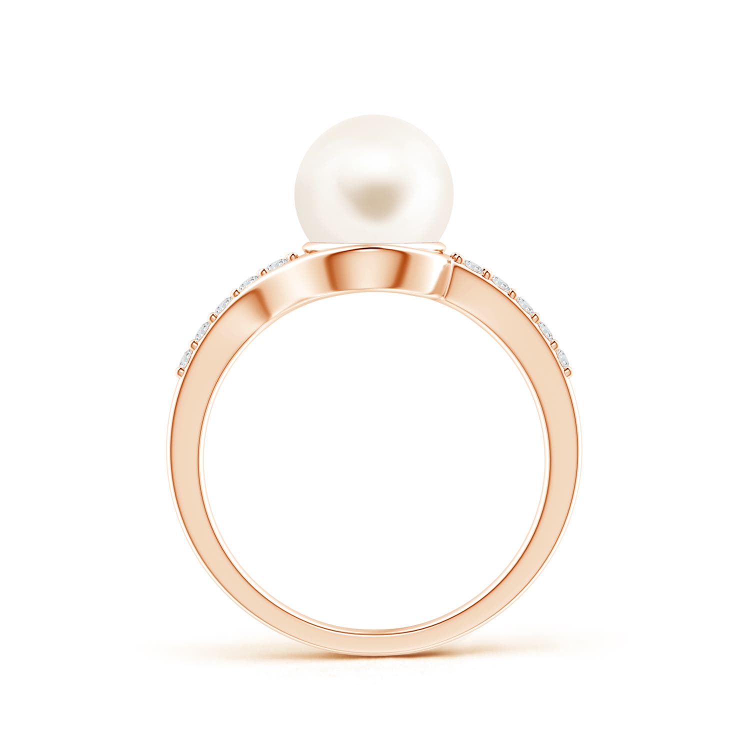 AAA / 3.84 CT / 14 KT Rose Gold