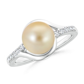 Round AAA Golden South Sea Cultured Pearl