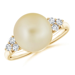 Round A Golden South Sea Cultured Pearl