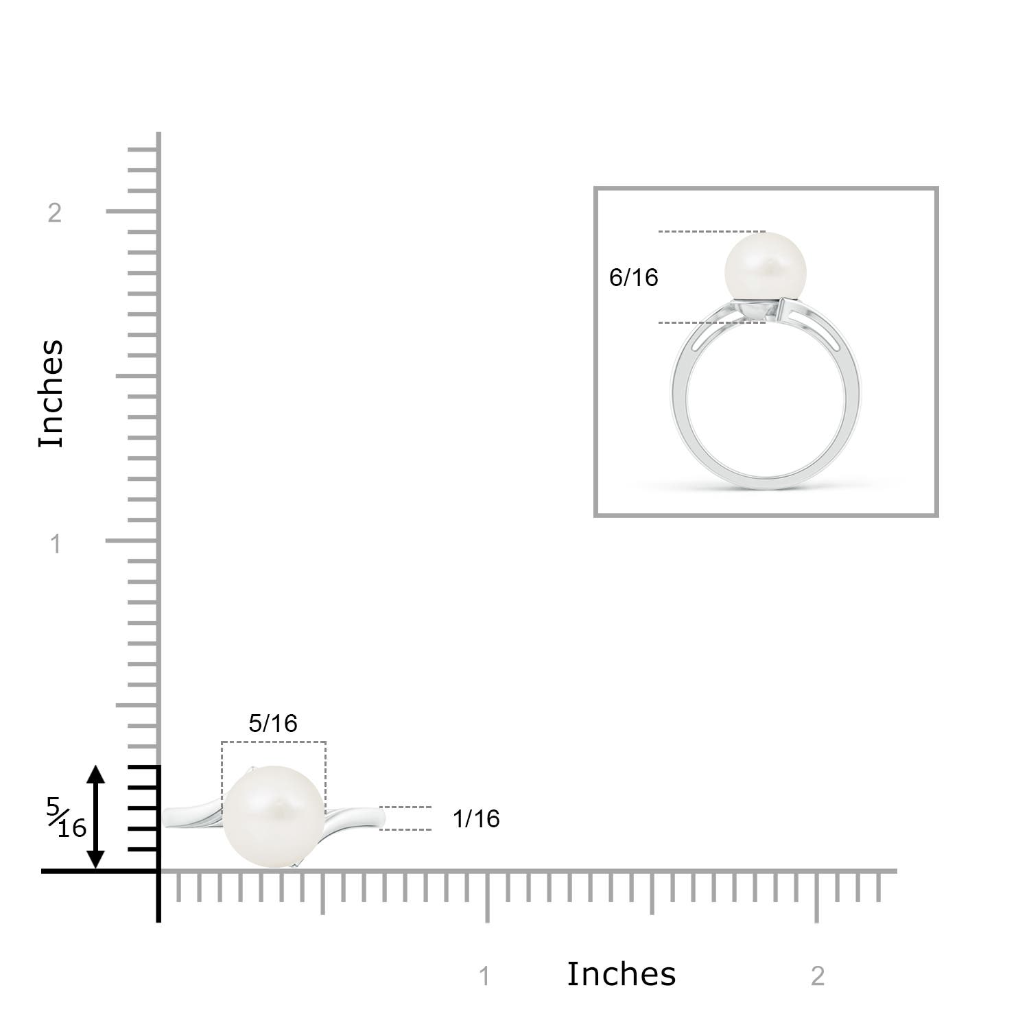 A / 3.7 CT / 14 KT White Gold