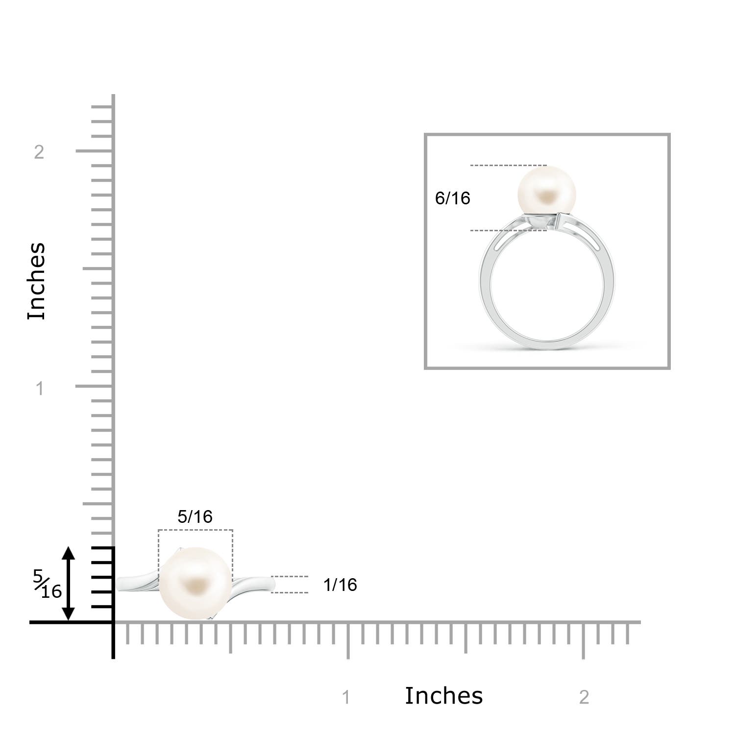 AAA / 3.7 CT / 14 KT White Gold