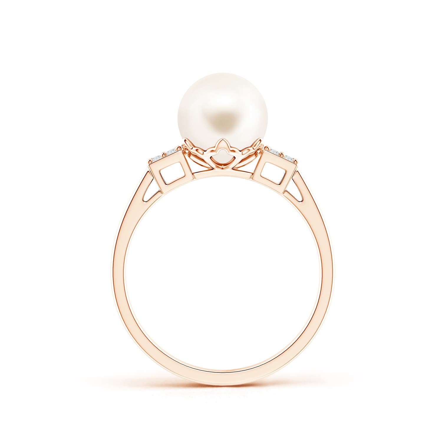 AAA / 3.8 CT / 14 KT Rose Gold