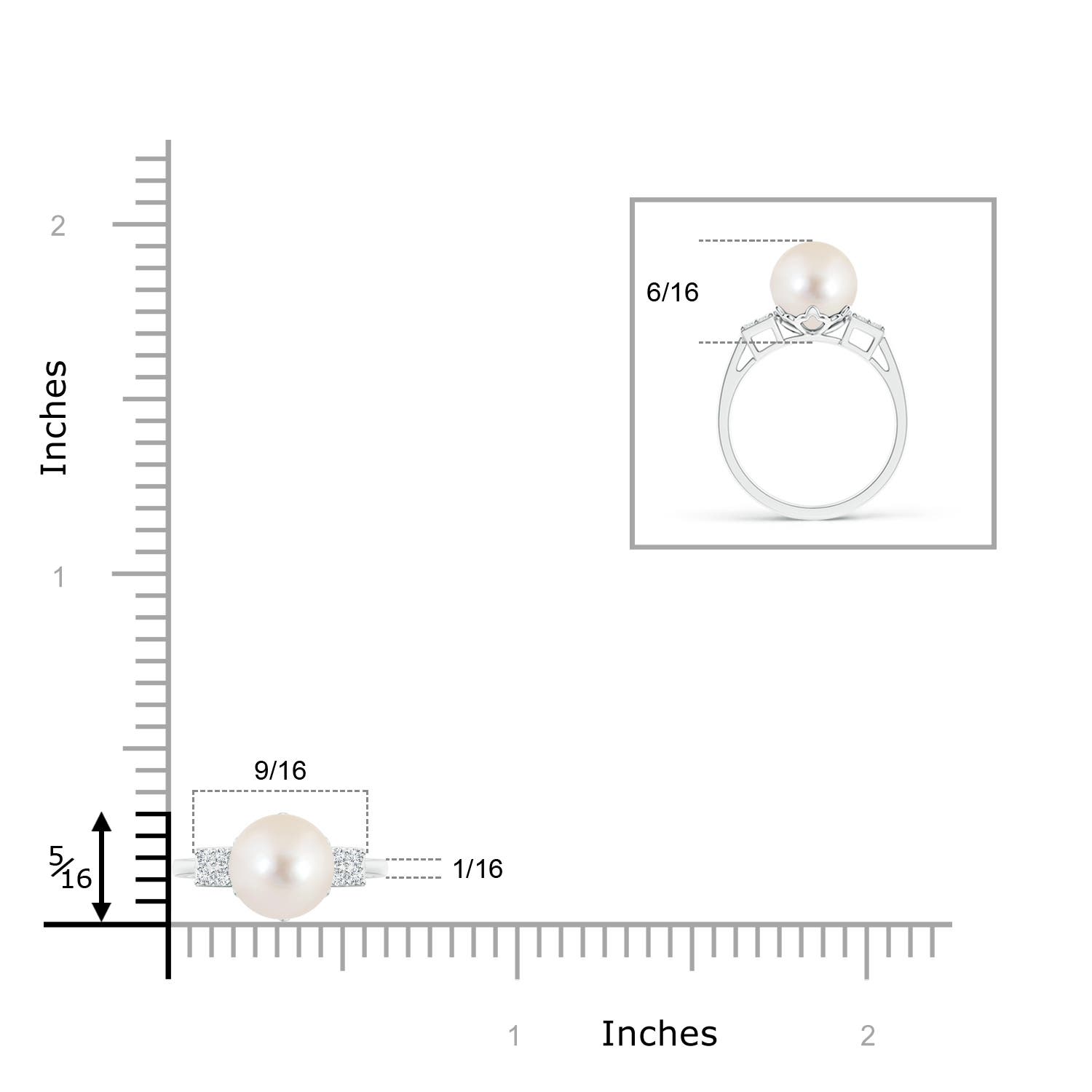 AAAA / 3.8 CT / 14 KT White Gold