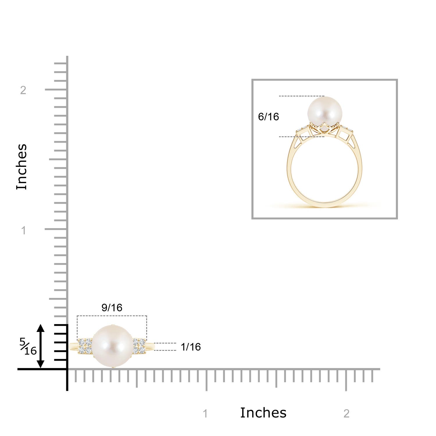 AAAA / 3.8 CT / 14 KT Yellow Gold